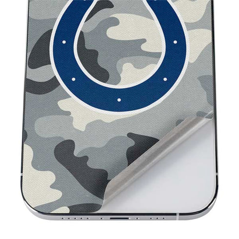 NFL Indianapolis Colts Camo iPhone 12 Pro Skin
